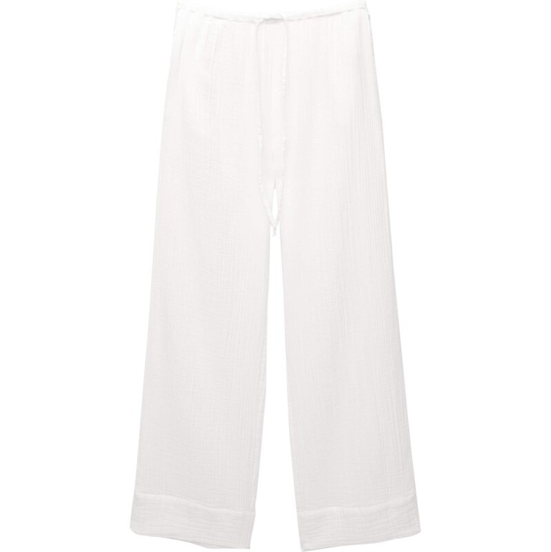 Pull&Bear Nohavice biela 65886059