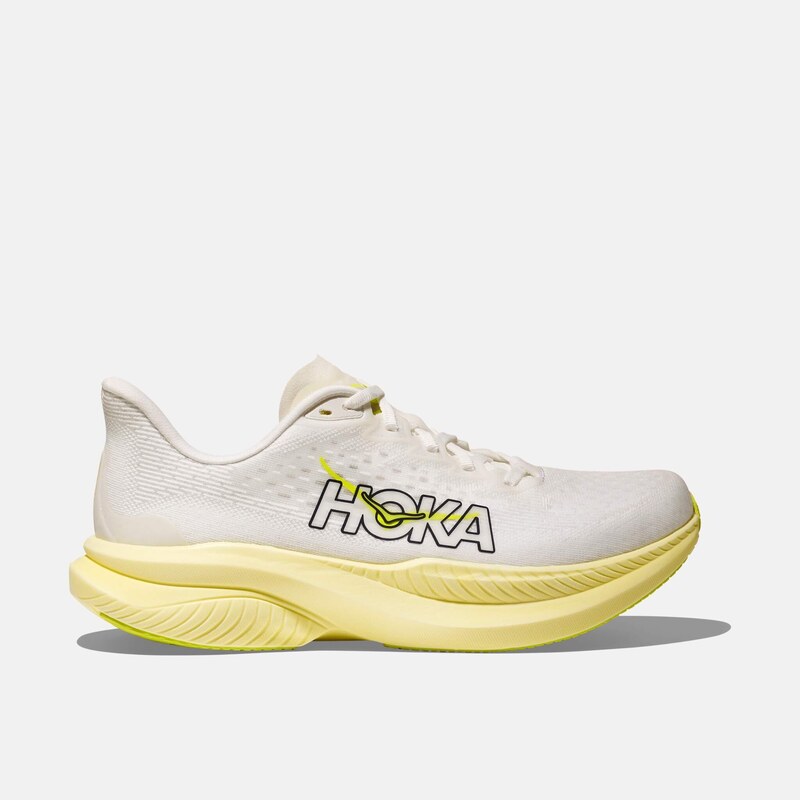 Dámske bielo-žlté bežecké tenisky Hoka Mach 6 65473761
