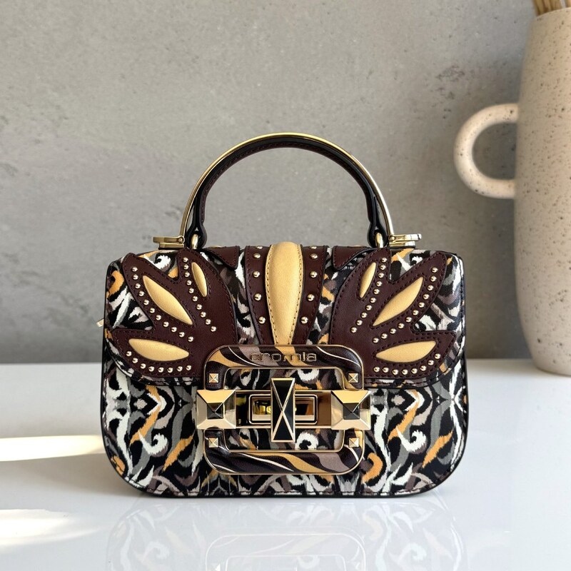 Kožená kabelka CROMIA IT Gemma 65460026