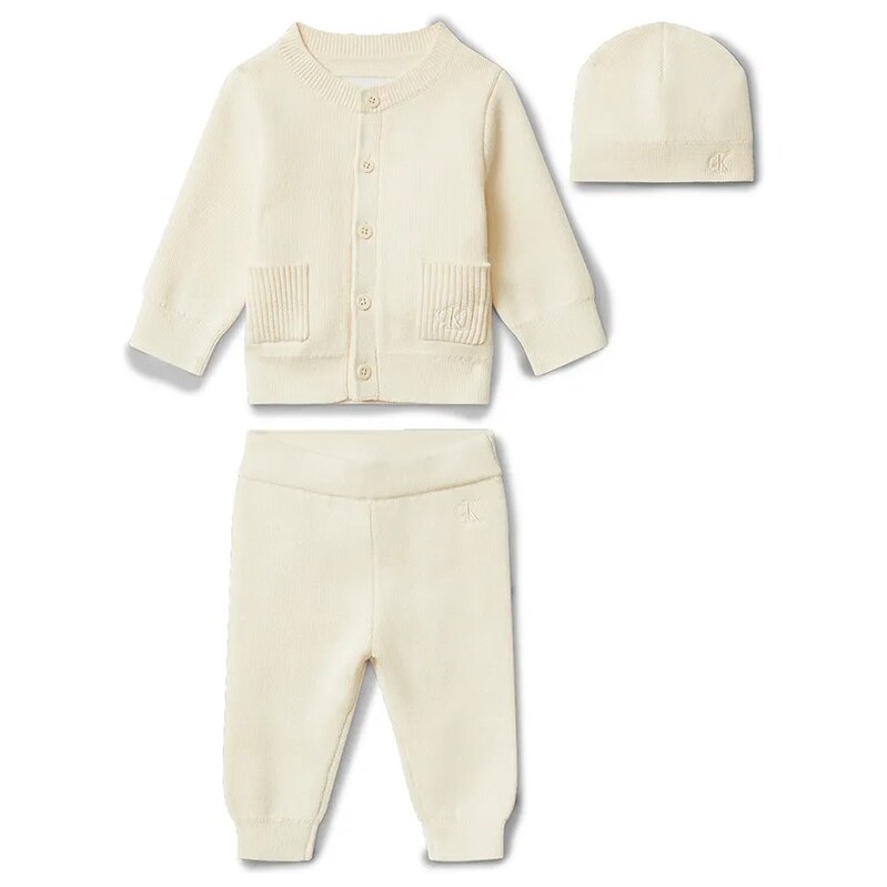 Detská bavlnená súprava Calvin Klein Jeans 3-pak 65471984