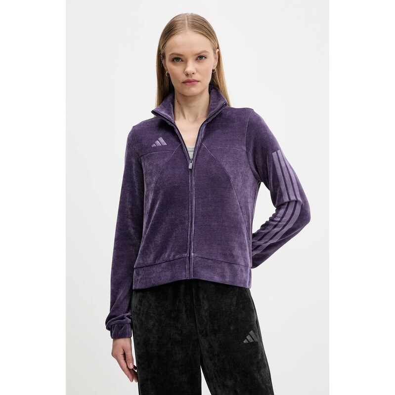 Velúrová mikina adidas Tiro 65472169