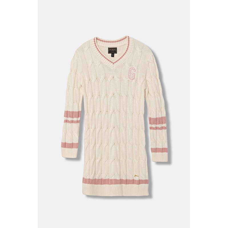 Dievčenské šaty s prímesou vlny Guess 65472146