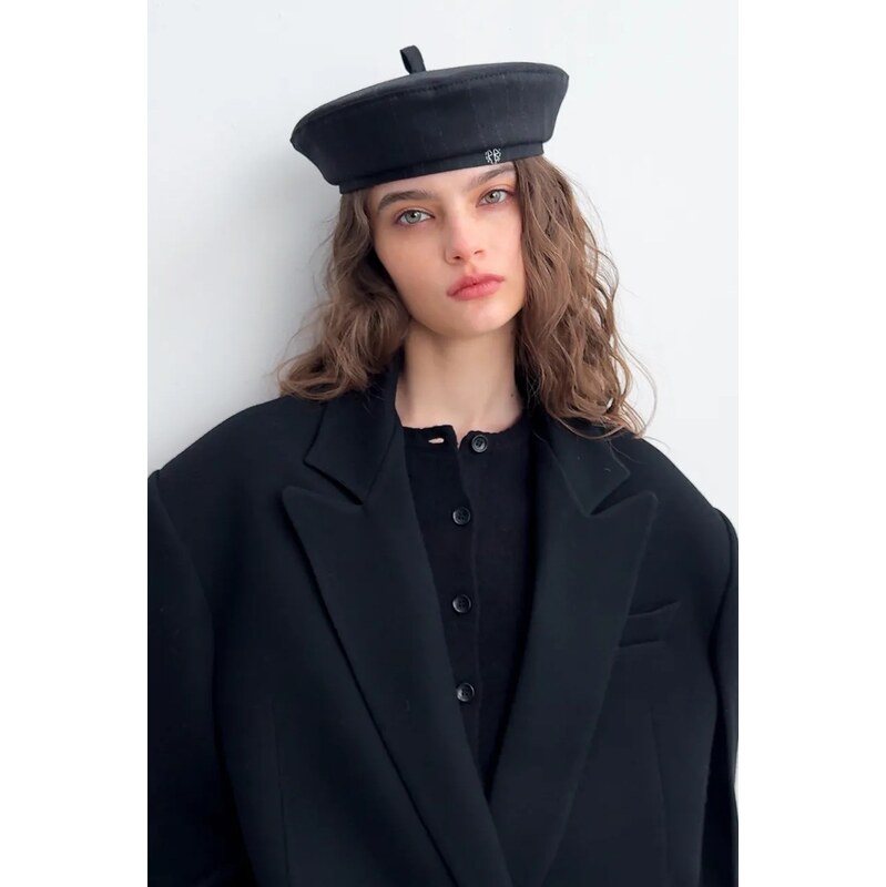 Baretka z vlnenej zmesi Ruslan Baginskiy 65471990