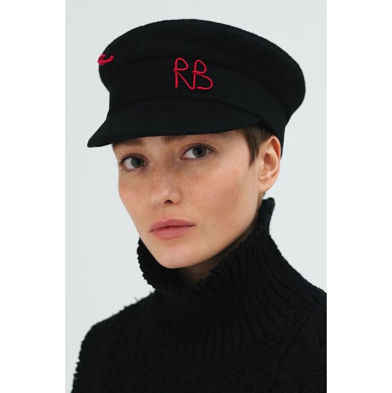 Vlnená čiapka Ruslan Baginskiy Ruslan Baginskiy Safety-pin Baker Boy 65472113