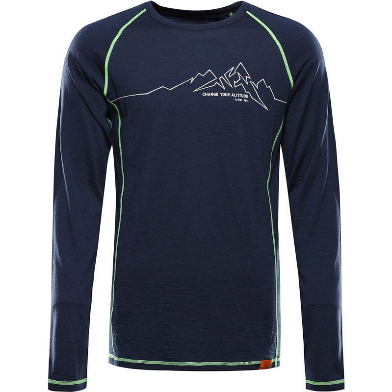 ALPINE PRO - MEREN PÁNSKE TRIČKO Z MERINO VLNY 68611702