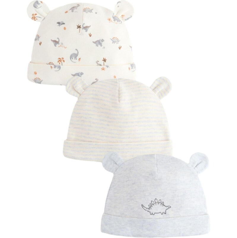 Next Čiapky krémová / pastelovo modrá / hnedá / dymovo šedá 65992437