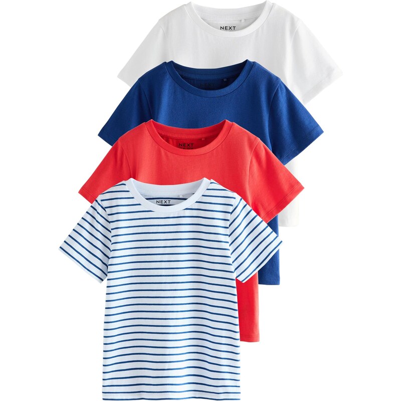 Next Tričko modrá / tmavomodrá / červená / biela 65887489