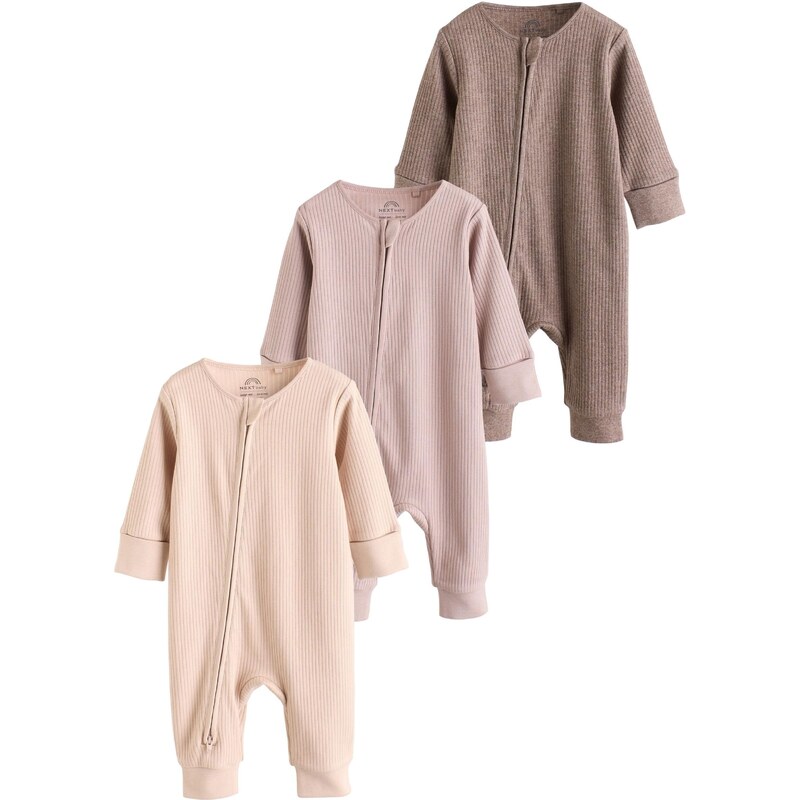 Next Pyžamo čokoládová / svetlofialová / púdrová 65980843