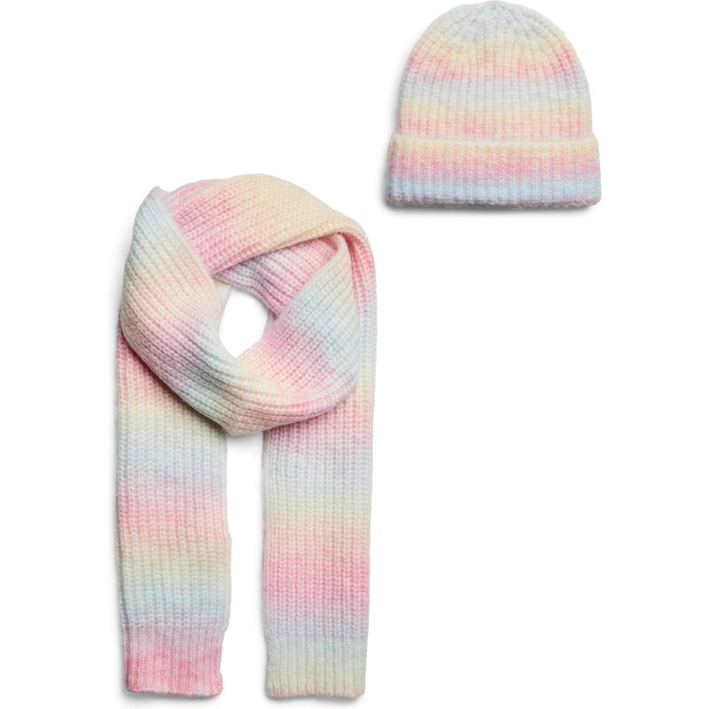 PIECES Čiapky svetlomodrá / žltá / ružová / svetloružová 65890802