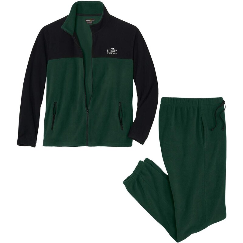 Flísová športová súprava Outdoor Atlas For Men Zelená 65474715