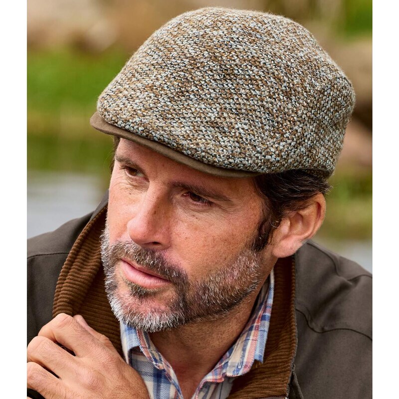 Pletená baretka Atlas For Men Hnedá 65474728