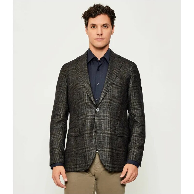 Oscar Jacobson Vlnená sako Fogerty | regular fit | s prímesou hodvábu 65279484