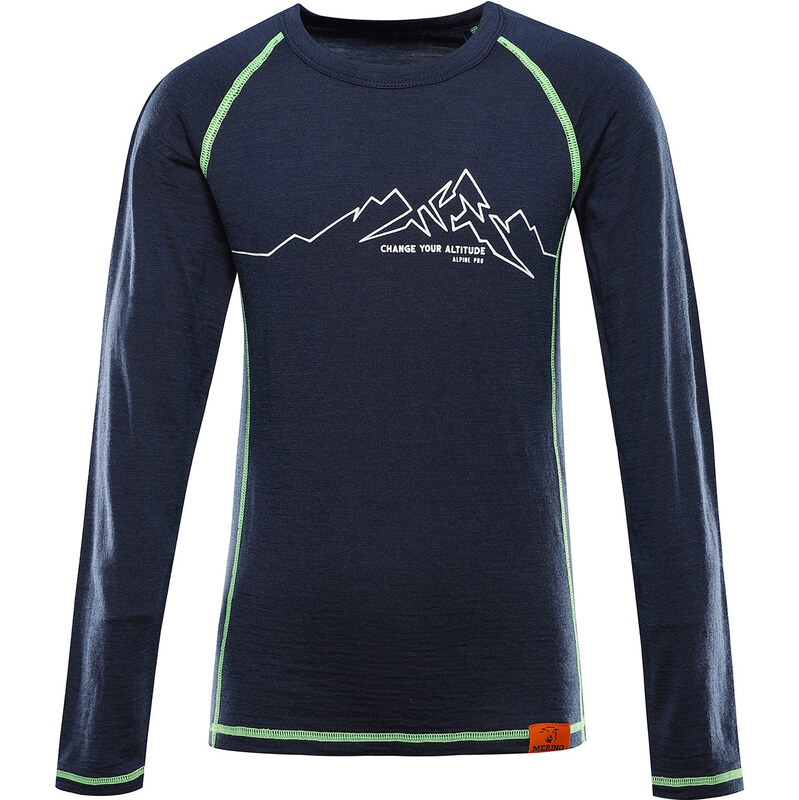 ALPINE PRO - MERENO DETSKÉ TRIČKO Z MERINO VLNY 68611698