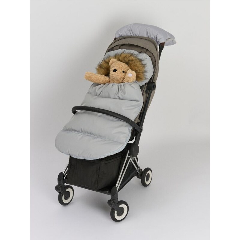 Sinsay - Detský spací vak s hrejivou kožušinou - svetlošedá 65741073