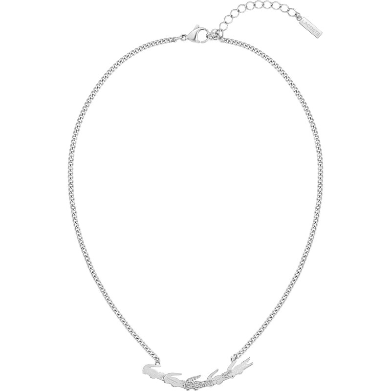 Lacoste Módny oceľový náhrdelník Crocodile 2040512 66582722