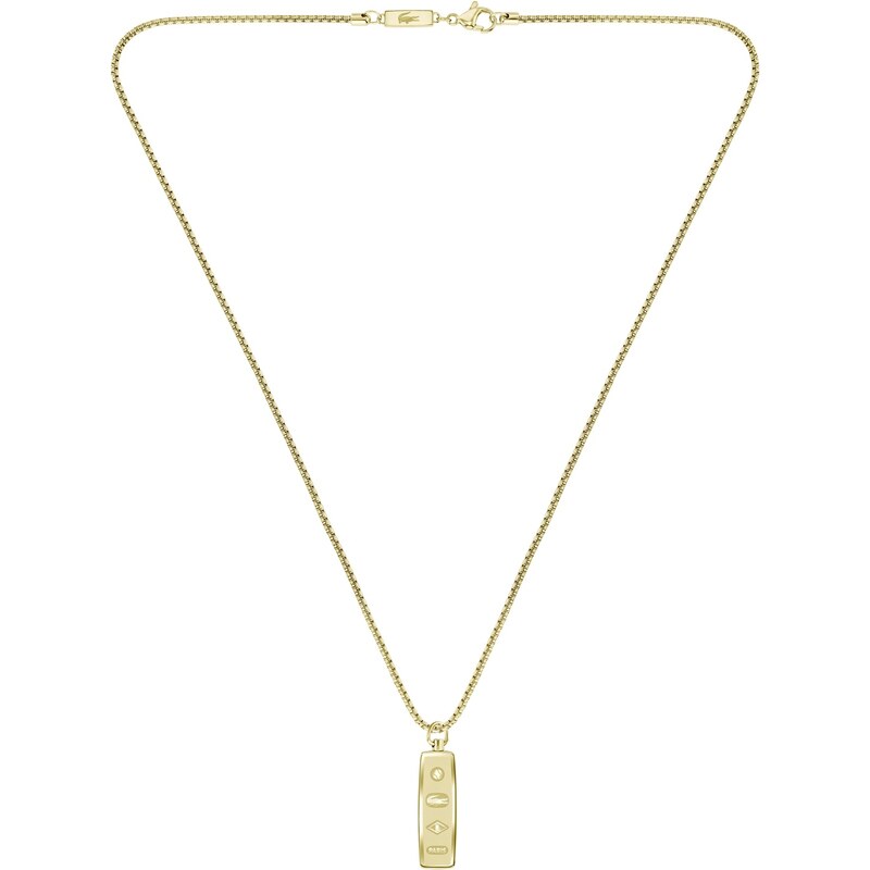 Lacoste Štýlový pozlátený náhrdelník pre mužov District 2040537 66578689