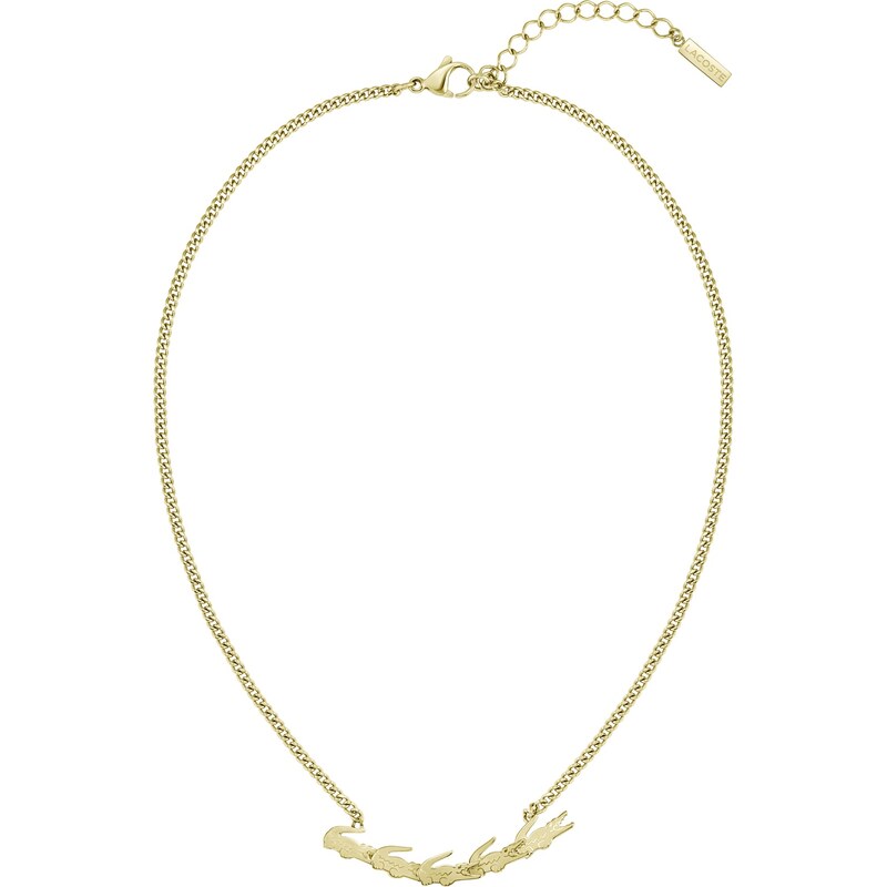 Lacoste Štýlový pozlátený náhrdelník Crocodile 2040513 66583905