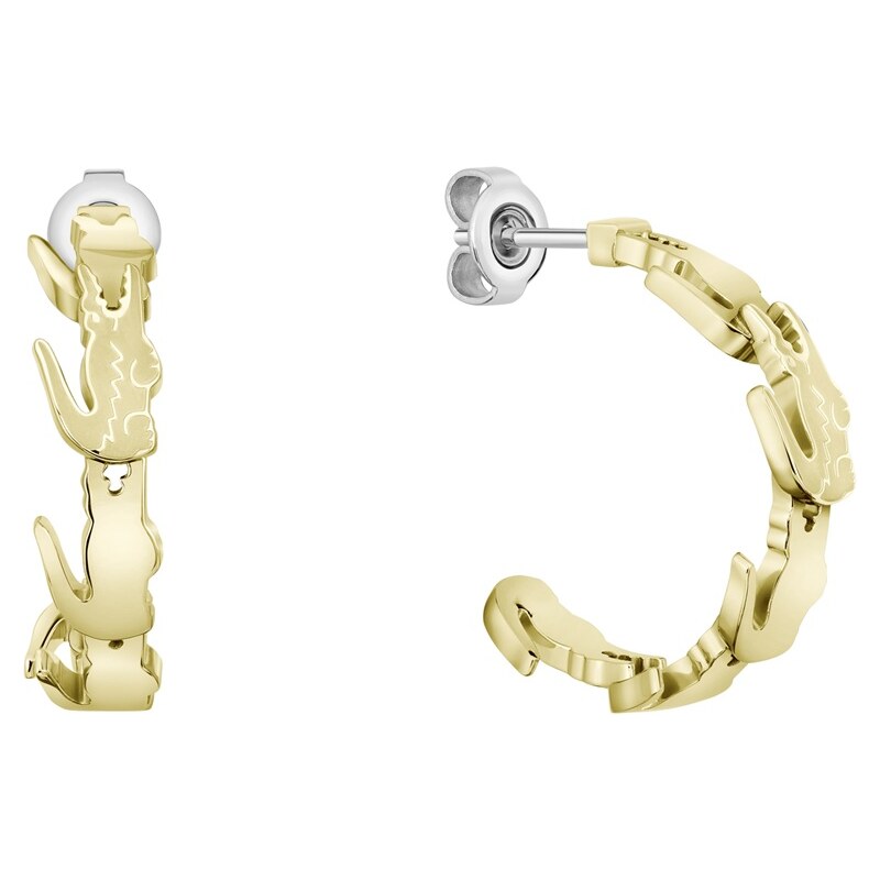 Lacoste Fashion kruhové náušnice Crocodile 2040515 66585096