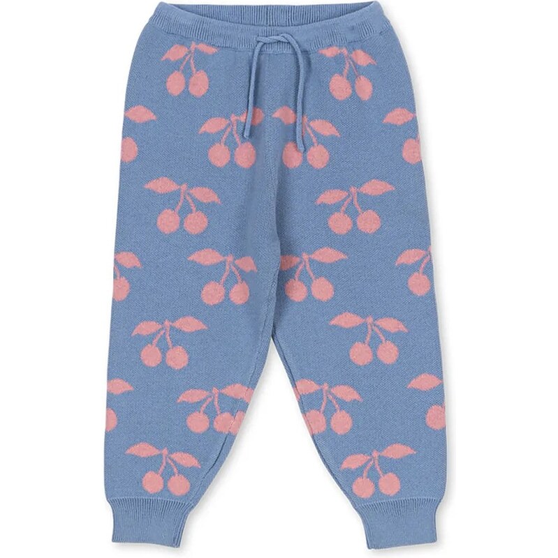 E-shop Detské bavlnené nohavice Konges Sløjd LAPIS KNIT PANTS GOTS