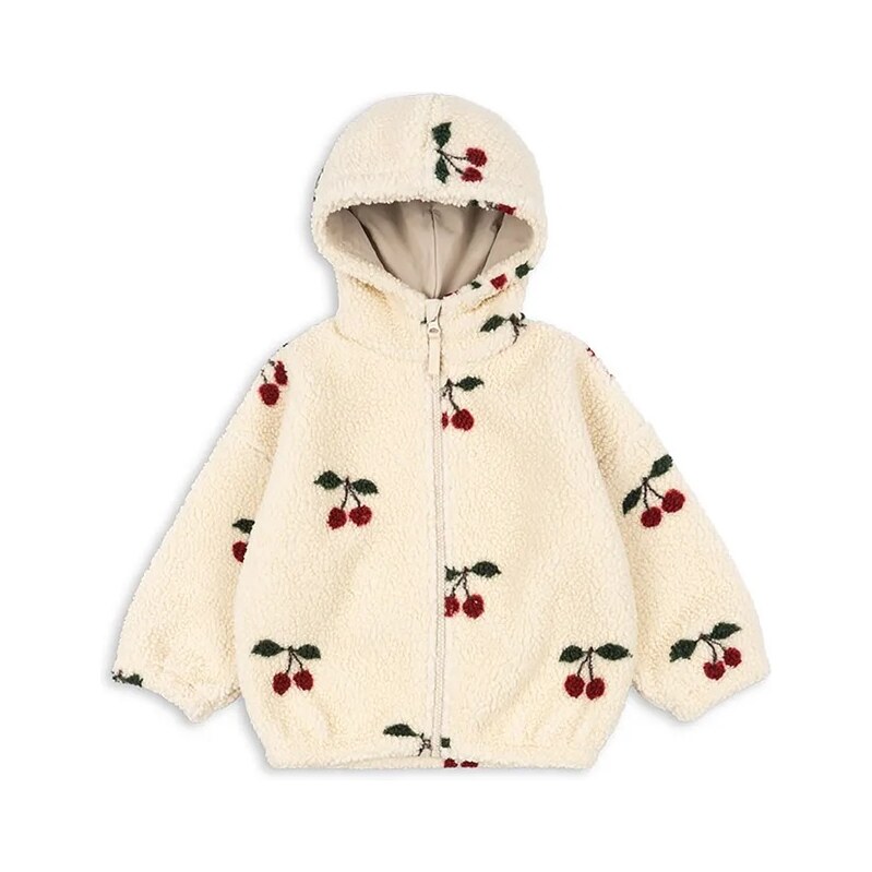 Detská bunda Konges Sløjd JODY TEDDY HOODIE GRS 65477832