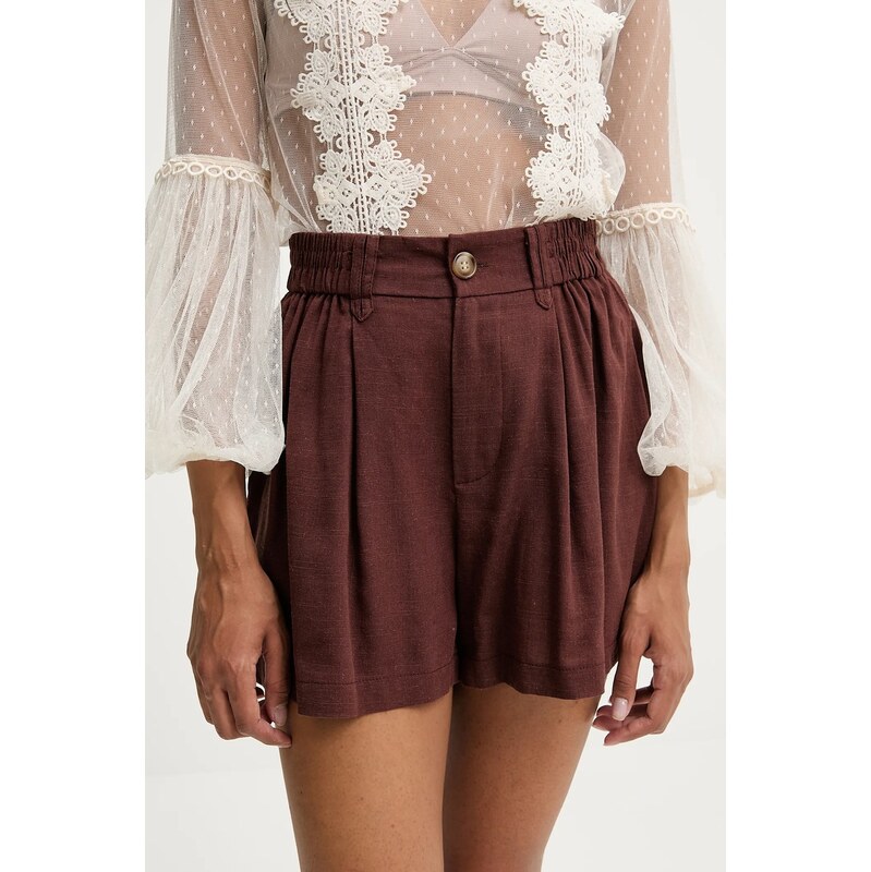 Šortky s prímesou ľanu Answear.LAB 65480631