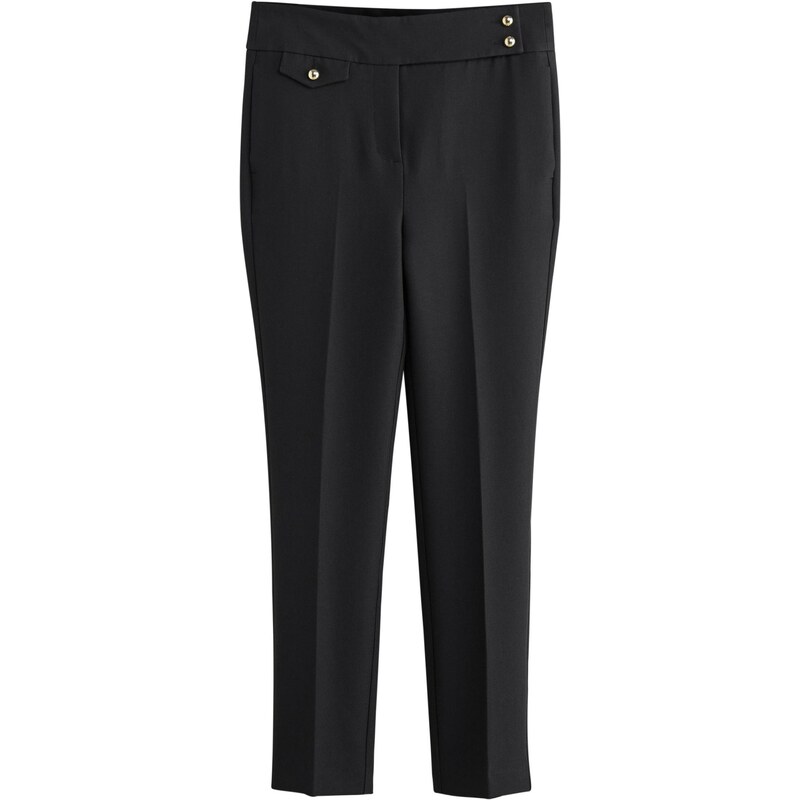 Next Nohavice s pukmi čierna 65887828