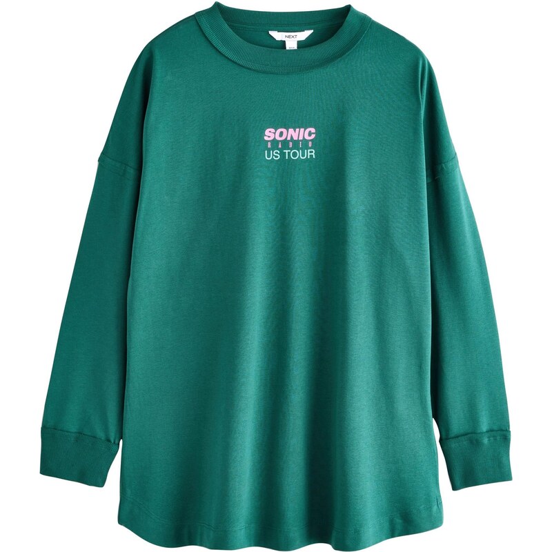 Next Tričko smaragdová / mätová / ružová 65661980