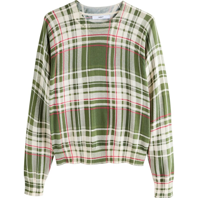 Next Sveter zelená / ružová / biela 65773679