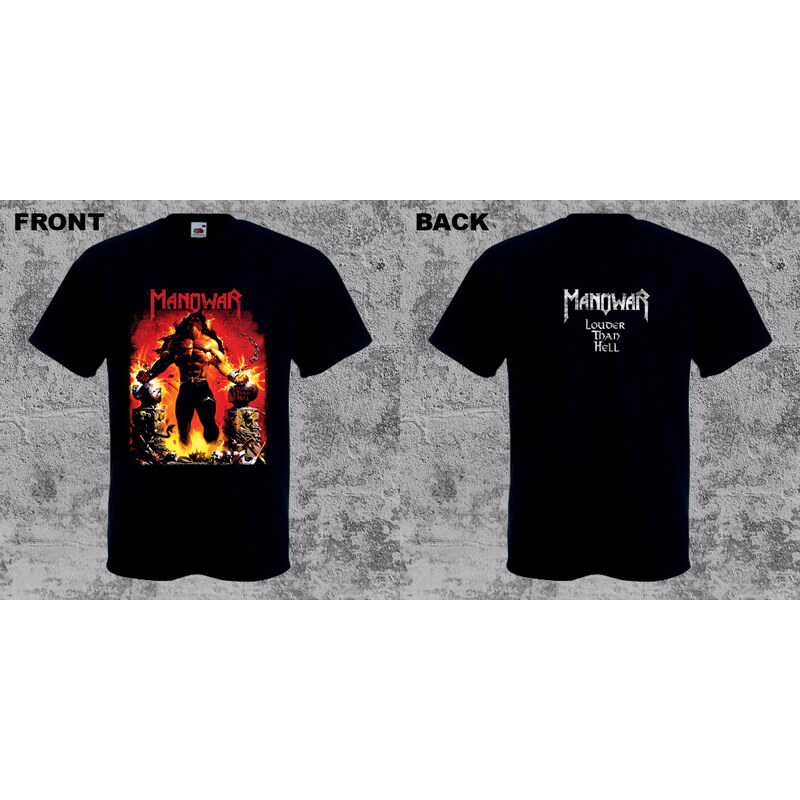 Fruit of the Loom Manowar - Louder Than Hell (tričko) 65480832