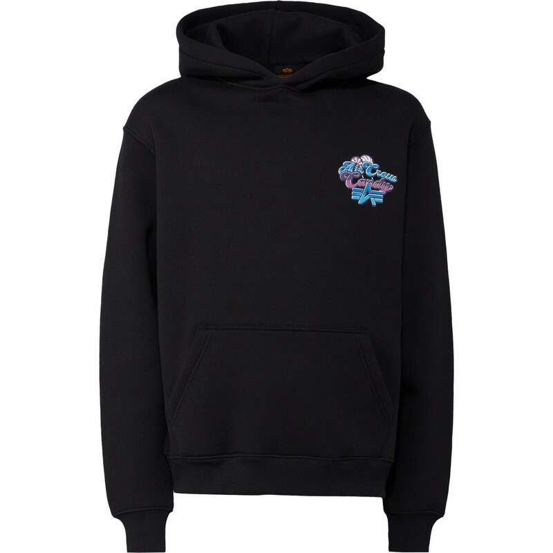 ALPHA INDUSTRIES Mikina Candy modrá / fialová / čierna 56866177