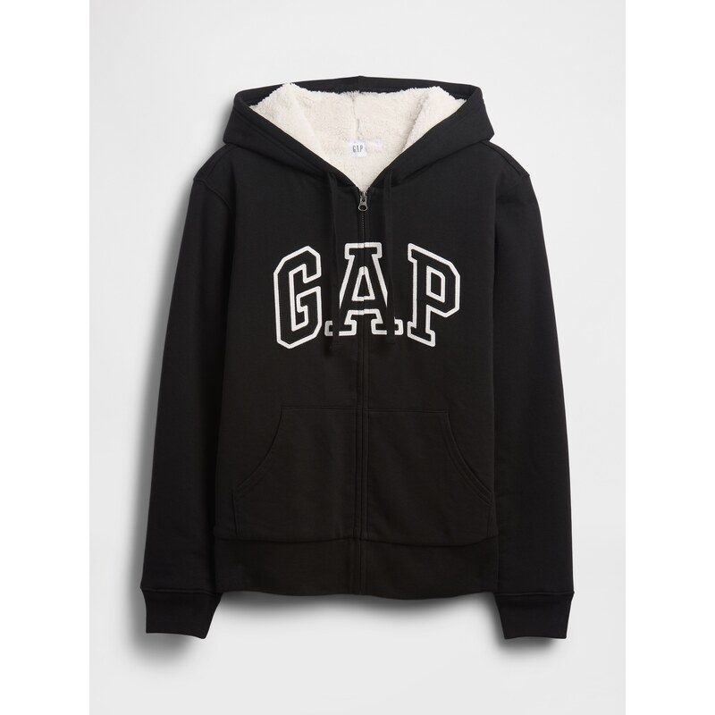 GAP Dámska Zateplená mikina Logo Sherpa 804073-07 66265375