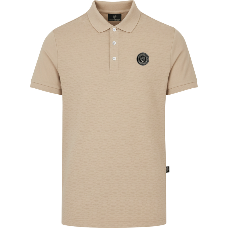 PLEIN SPORT Desert Beige polo tričko 65480885