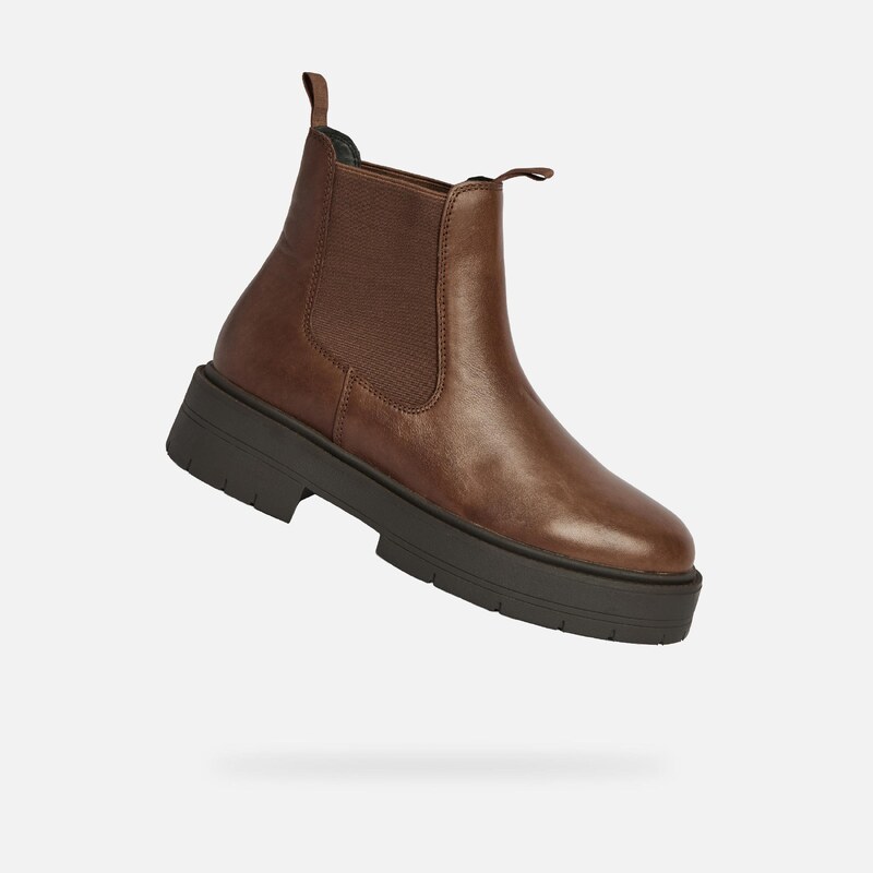 Geox Spherica EC7 Brown Womens Ankle Boots - Womens 65481229