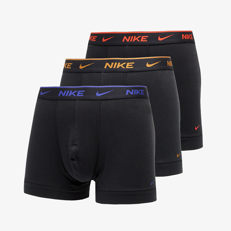 Boxerky Nike DRI-FIT Everyday Cotton Stretch Trunk 3-Pack Black M 65482446
