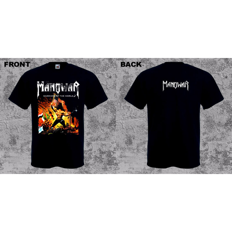 Fruit of the Loom Manowar - Warriors of the World (tričko) 65481306