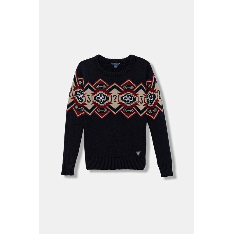 Detský bavlnený sveter Guess 65482026