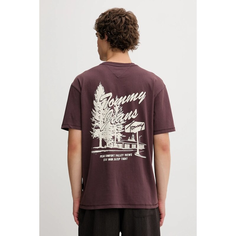 Bavlnené tričko Tommy Jeans 65481973