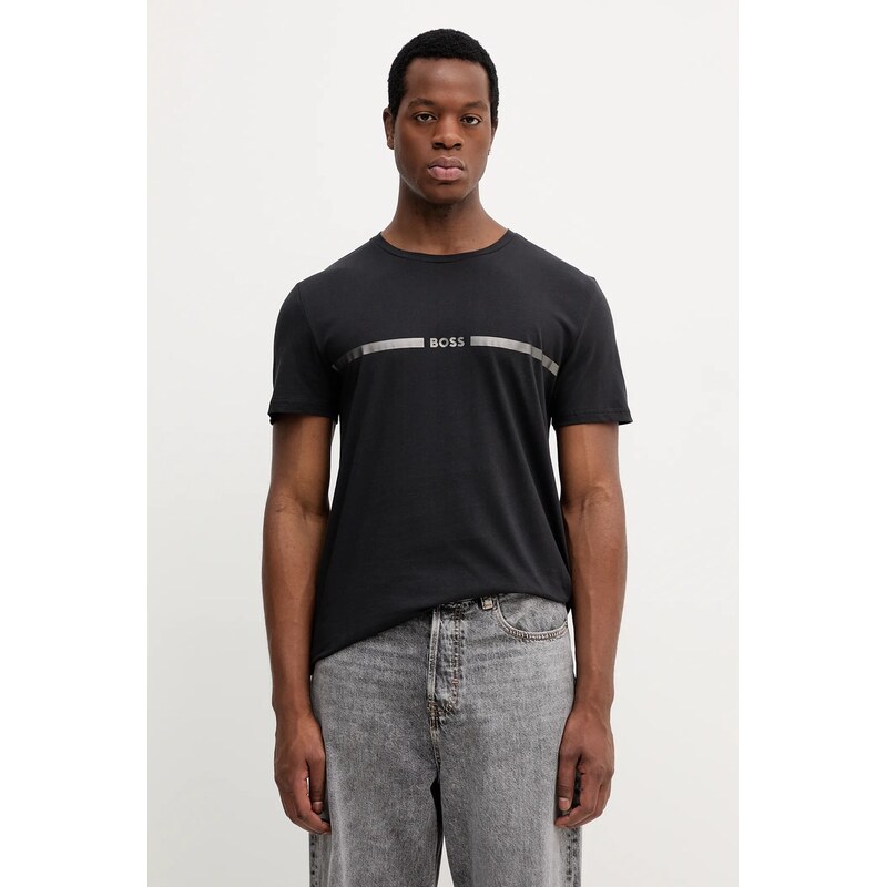Bavlnené plážové tričko BOSS T-Shirt special 65489528