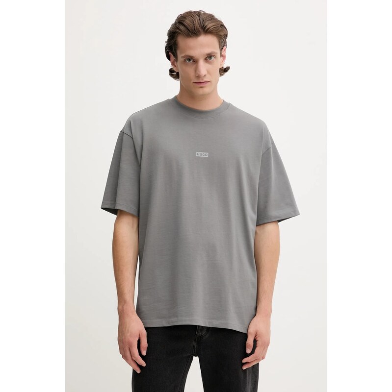 Bavlnené tričko Hugo Blue Nalono 65489567