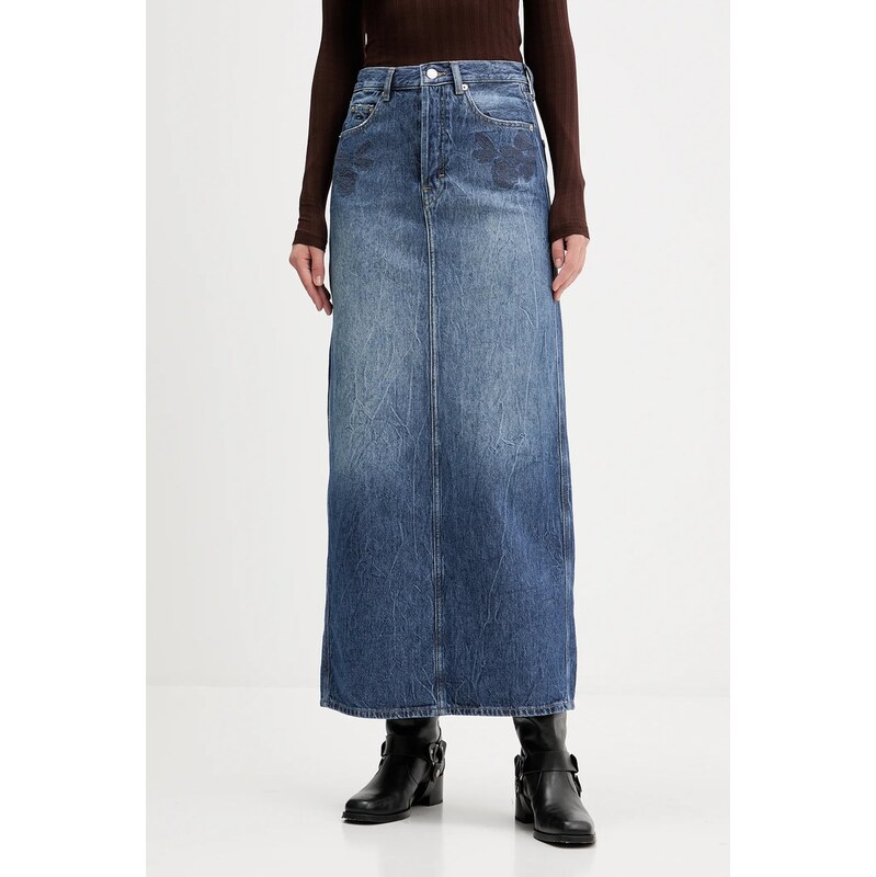 Rifľová sukňa Tommy Jeans 65482528