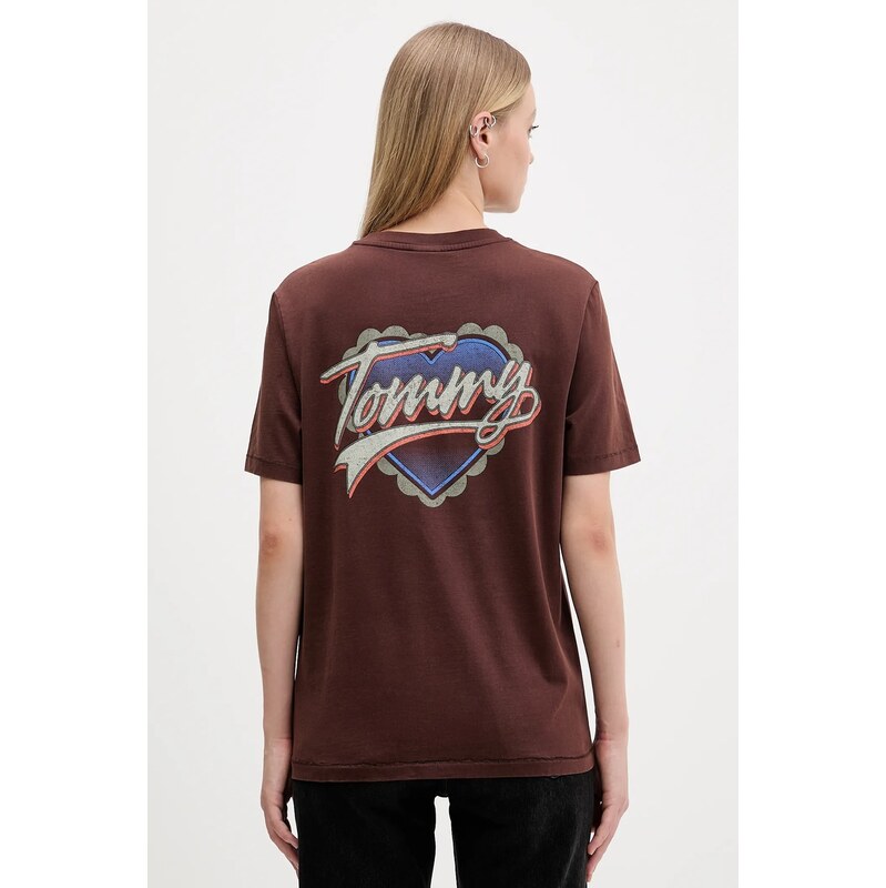 Bavlnené tričko Tommy Jeans 65482500