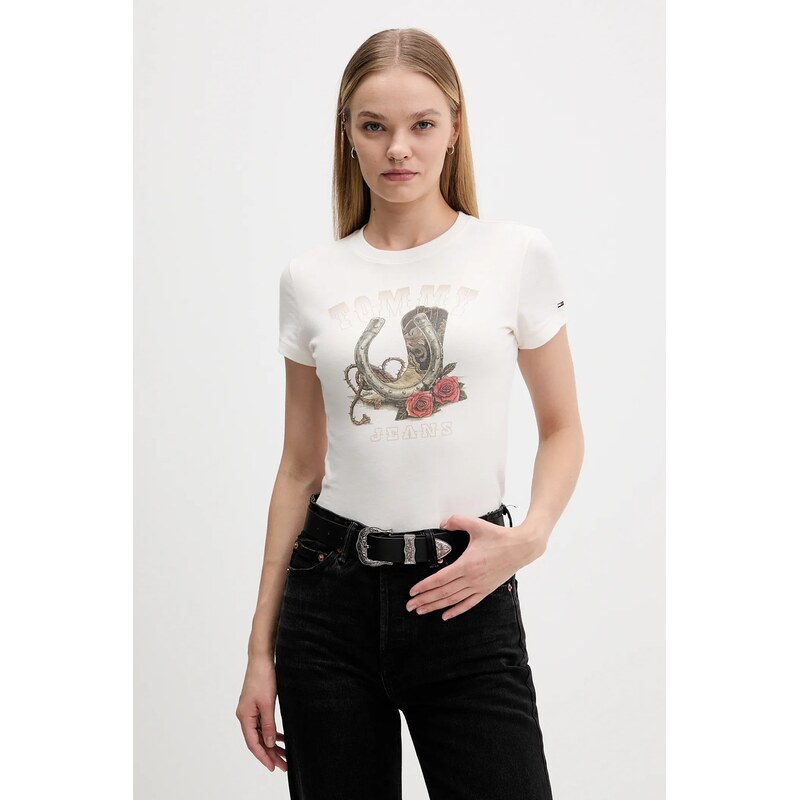 Bavlnené tričko Tommy Jeans 65482504