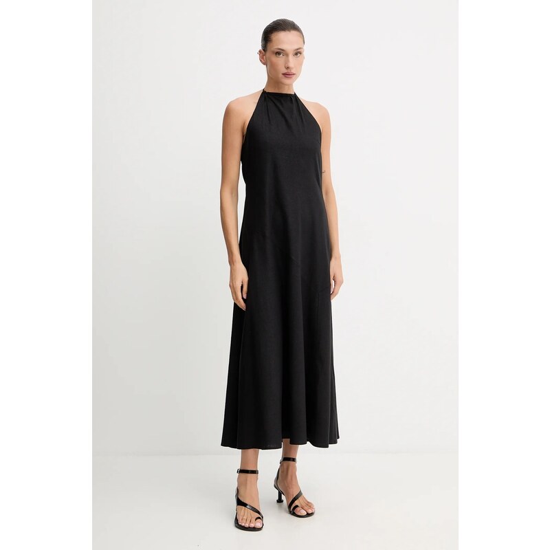 Šaty s prímesou ľanu Gestuz 64186466