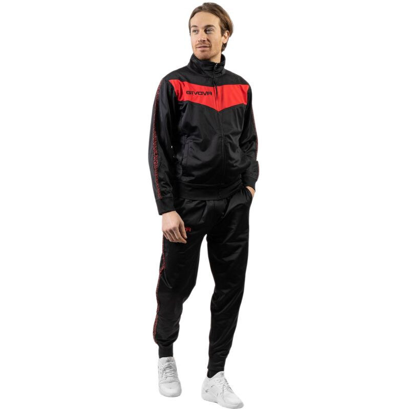 Givova Tuta Visa tepláková súprava Black TR018 1012B 65550727