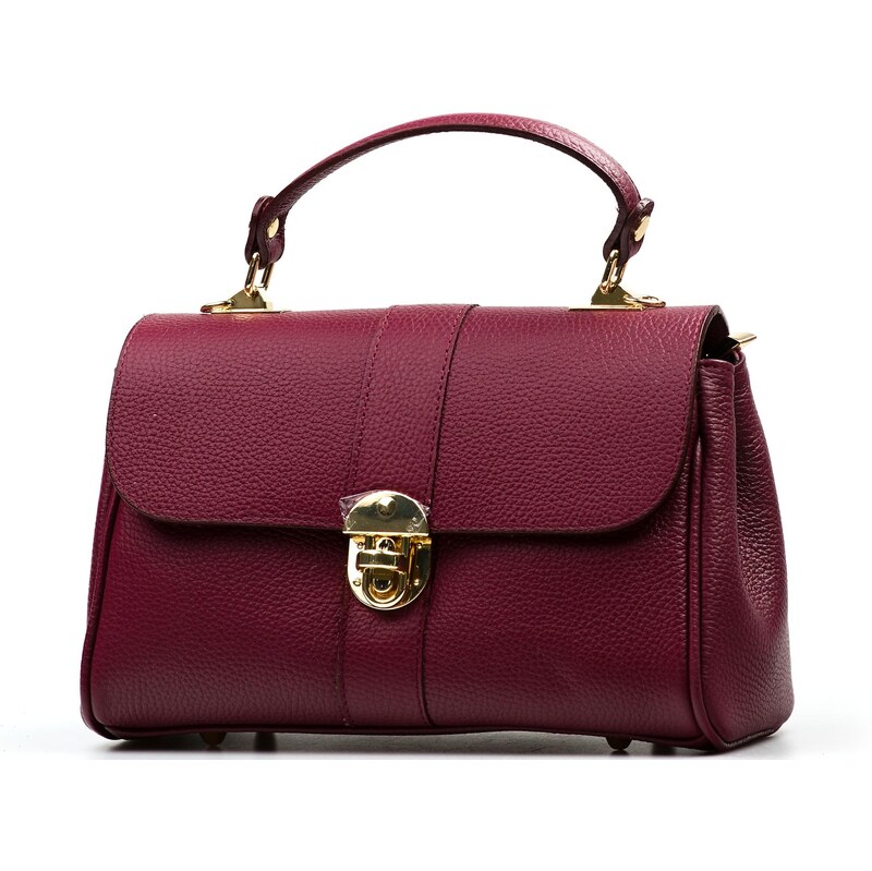 Blaire Kožená kabelka Ania bordó 65483415