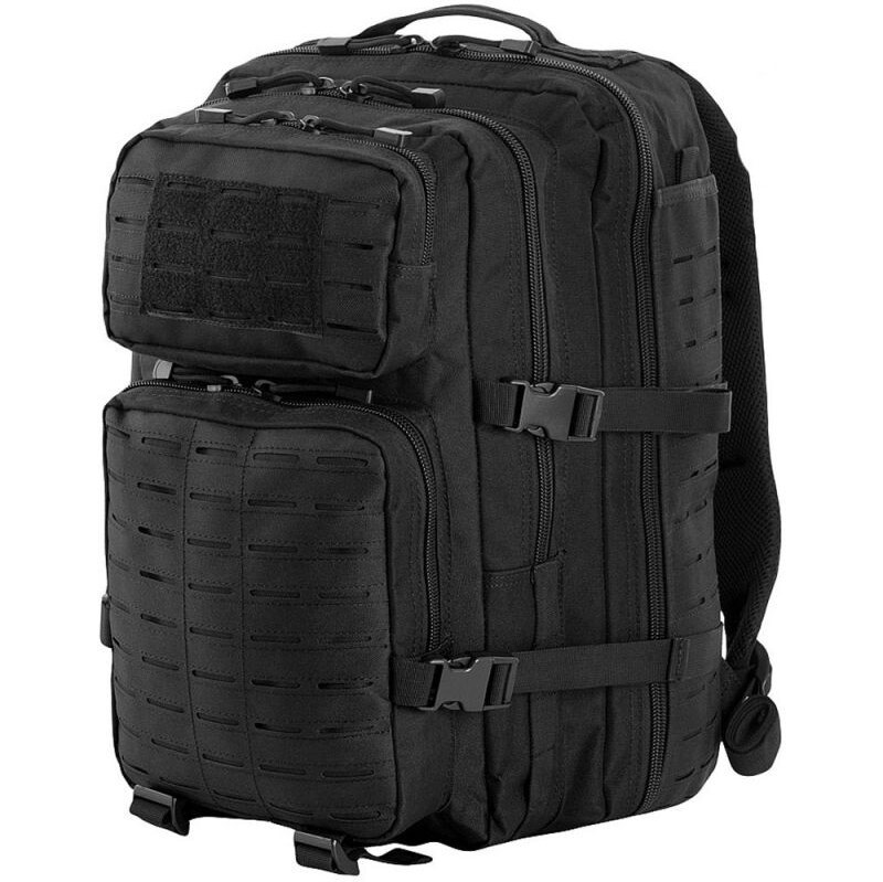 Veľký batoh M-TAC Assault Pack s laserovým výrezom - čierny 65723958