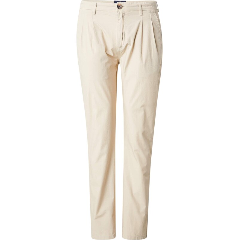 La Martina Plisované nohavice kapučíno 65877300