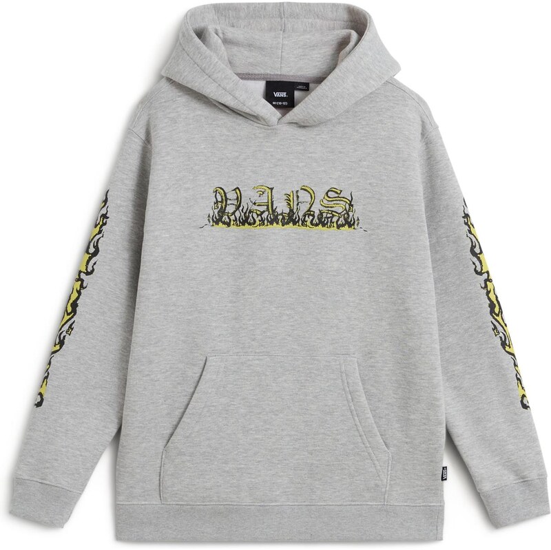 VANS Mikina Inferno žltá / sivá melírovaná / čierna 65980812