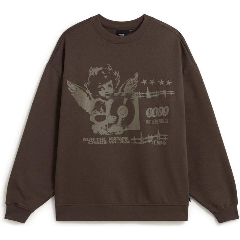 VANS Mikina Earthbound tmavohnedá / sivá 65694839