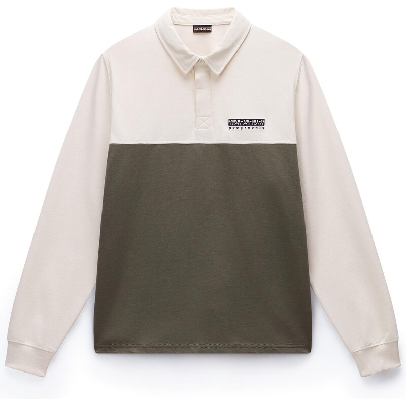 NAPAPIJRI Tričko Mont svetlobéžová / olivová / čierna 65661685